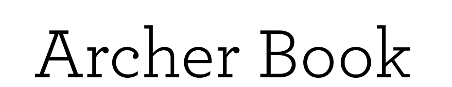 Archer Book Font Download Free